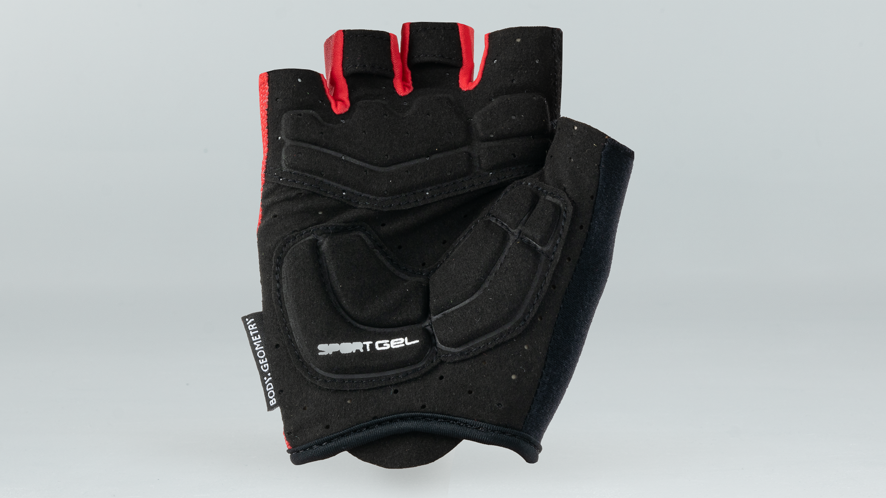 Specialized Men's Body Geometry Sport Gel Short Finger Gloves - Red
