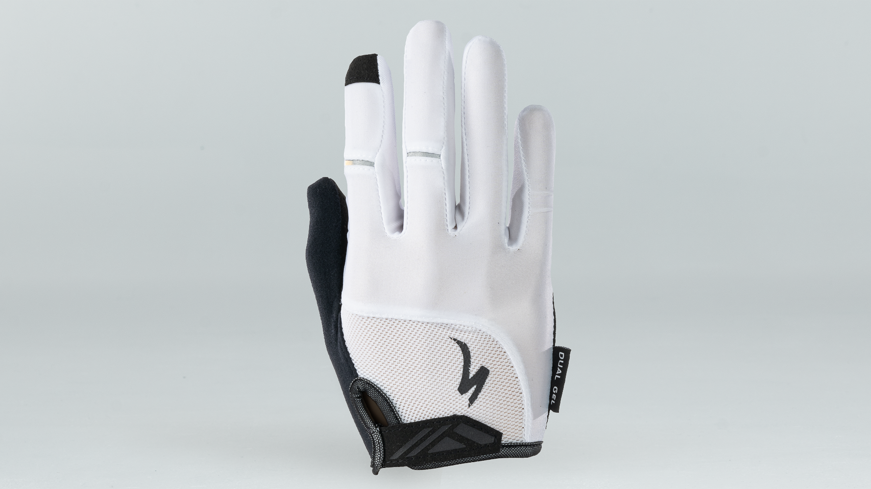 Specialized Women's Body Geometry Dual-Gel Long Finger Gloves - White
