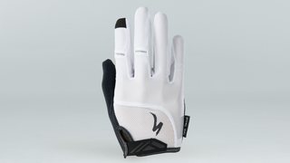 Specialized Women's Body Geometry Dual-Gel Long Finger Gloves - White