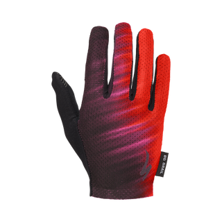 Specialized Women's Body Geometry Grail Long Finger Gloves - Acid Lava/Black Faze
