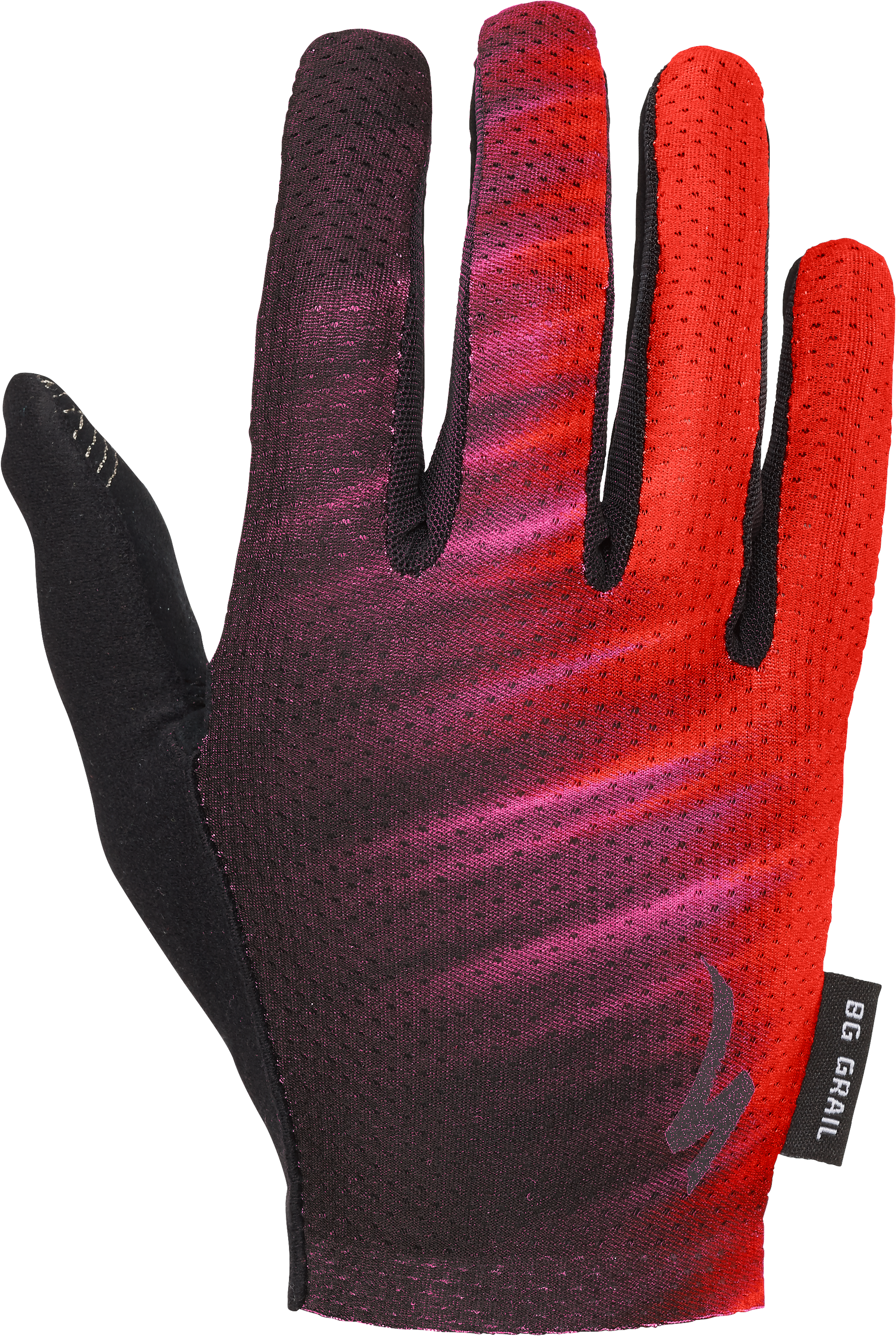 Specialized Women's Body Geometry Grail Long Finger Gloves - Acid Lava/Black Faze