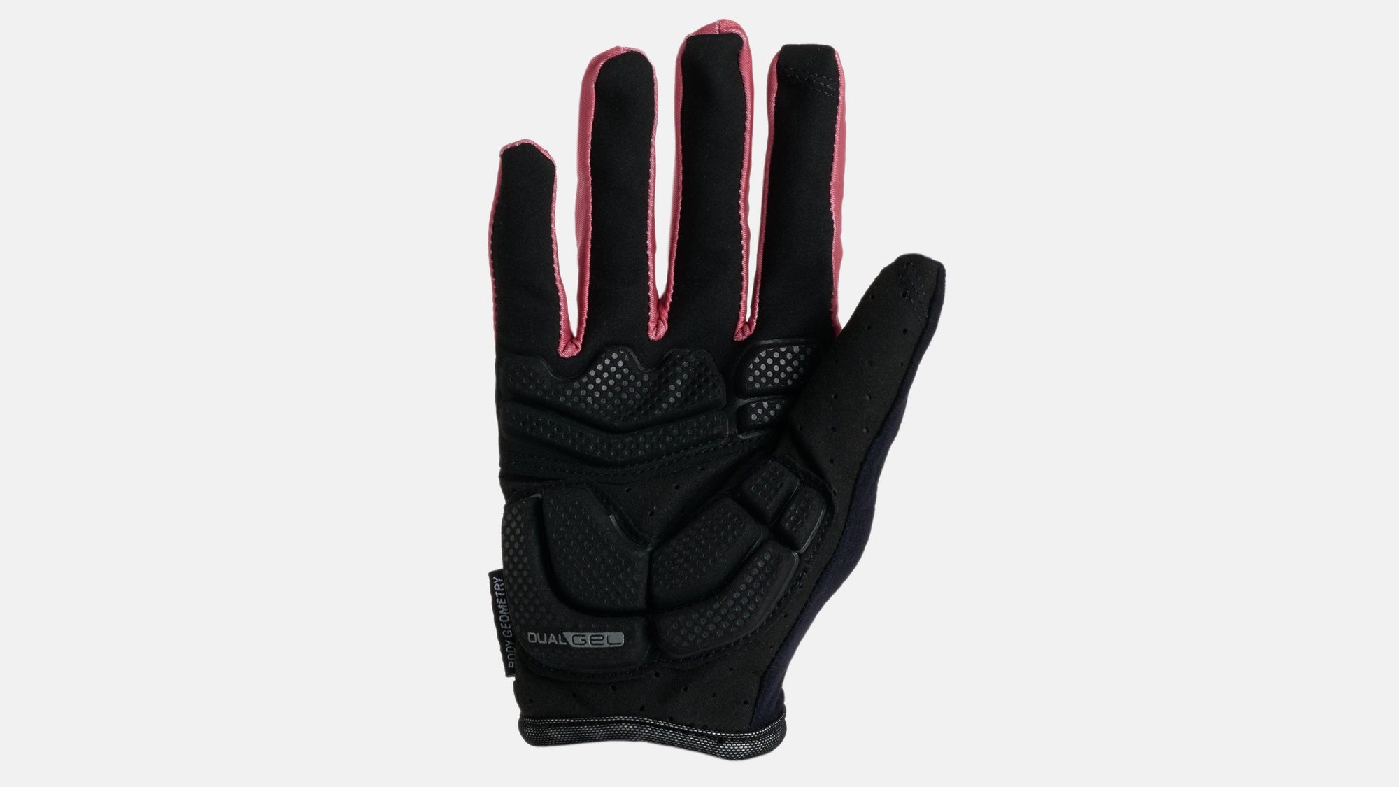 Specialized Men's Body Geometry Dual-Gel Long Finger Gloves - Dusty Rose