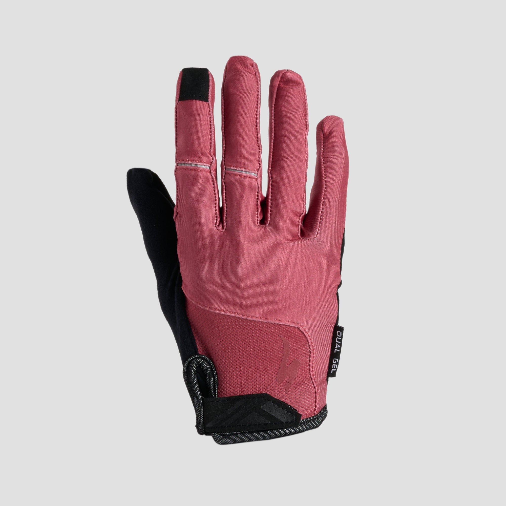 Specialized Men's Body Geometry Dual-Gel Long Finger Gloves - Dusty Rose