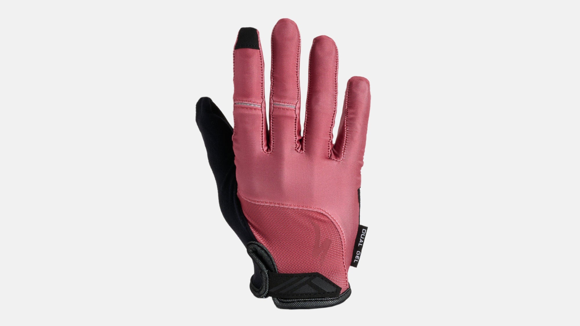 Specialized Women's Body Geometry Dual-Gel Long Finger Gloves - Dusty Rose