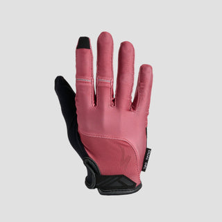 Specialized Women's Body Geometry Dual-Gel Long Finger Gloves - Dusty Rose