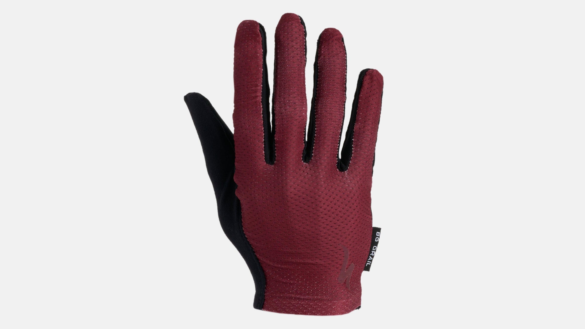 Specialized Men's Body Geometry Grail Long Finger Gloves - Garnet Red