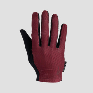 Specialized Men's Body Geometry Grail Long Finger Gloves - Garnet Red
