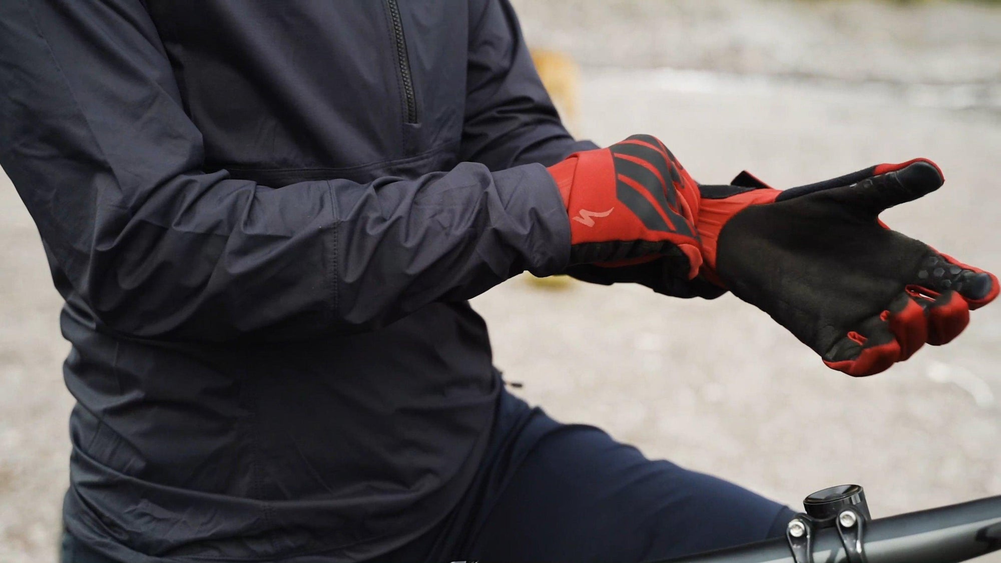 Specialized Women's Trail Thermal Gloves - Crimson