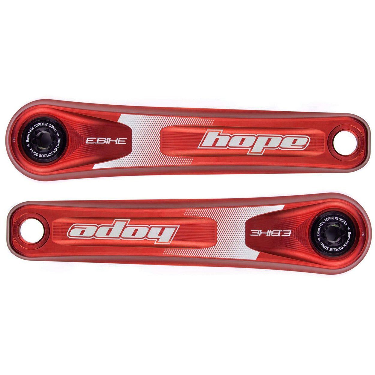 Hope Crankset E-Bike No Spider Specialized - 165mm Red
