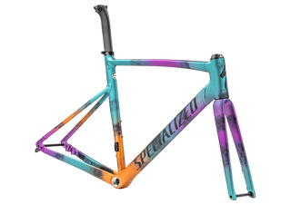 Specialized Allez Sprint Frameset - D'Aluisio Smartweld Alloy - Gloss Ink Technique/Lagoon Blue, Purple Orchid, Orange Tint/Midnight Shadow