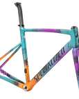 Specialized Allez Sprint Frameset - D'Aluisio Smartweld Alloy - Gloss Ink Technique/Lagoon Blue, Purple Orchid, Orange Tint/Midnight Shadow