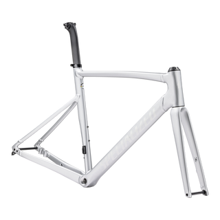 Specialized Allez Sprint Frameset - D'Aluisio Smartweld Alloy - Satin Silver Dust/Gloss Transparent Decals