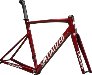 Specialized Allez Sprint Frameset - D'Aluisio Smartweld Alloy - Gloss Red Sky / White