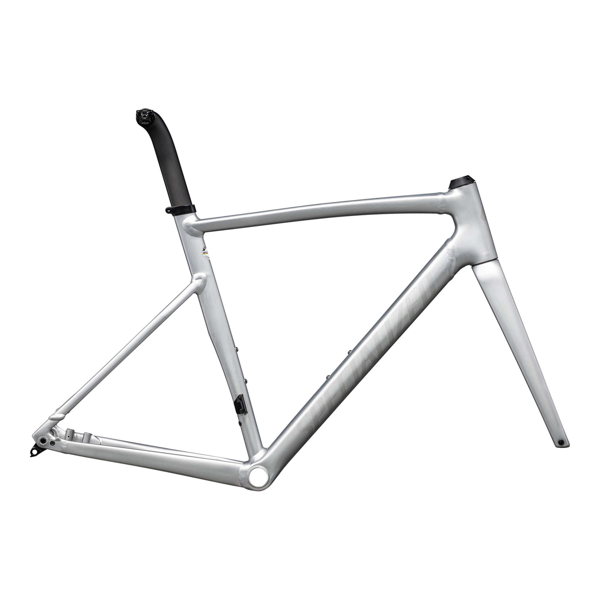 Specialized Allez Sprint Frameset - D'Aluisio Smartweld Alloy - Satin Fog Tint Brush / Black Pearl