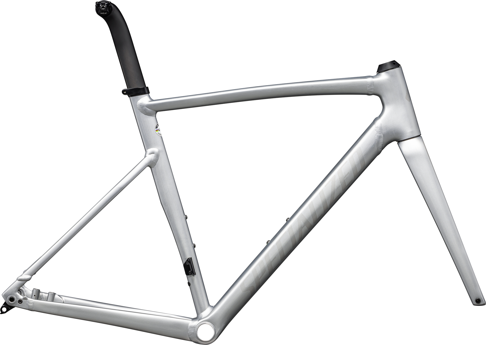 Specialized Allez Sprint Frameset - D'Aluisio Smartweld Alloy - Satin Fog Tint Brush / Black Pearl