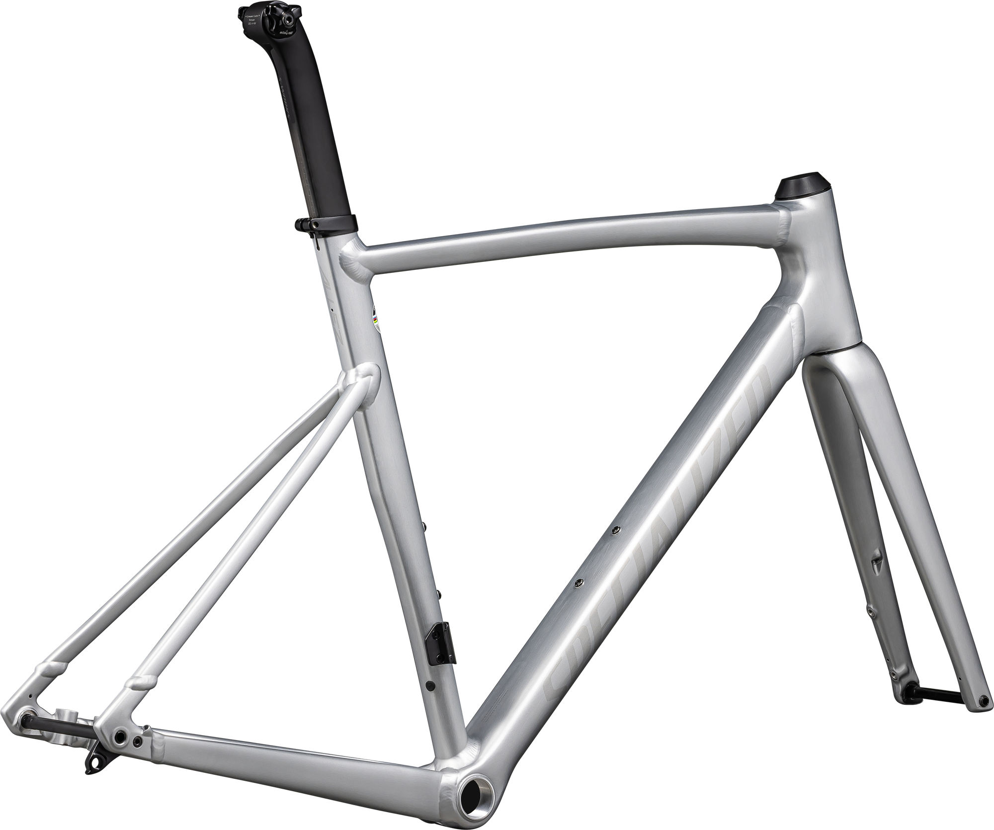 Specialized Allez Sprint Frameset - D'Aluisio Smartweld Alloy - Satin Fog Tint Brush / Black Pearl