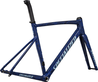 Specialized Allez Sprint Frameset - D'Aluisio Smartweld Alloy - Gloss Blue Onyx + Sapphire Blue Strata Astral Blue