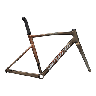 Specialized Allez Sprint Frameset - D'Aluisio Smartweld Alloy - Copper Multicolor Blurred Impasto / Brushed Liquid Metal