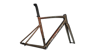 Specialized Allez Sprint Frameset - D'Aluisio Smartweld Alloy - Copper Multicolor Blurred Impasto / Brushed Liquid Metal