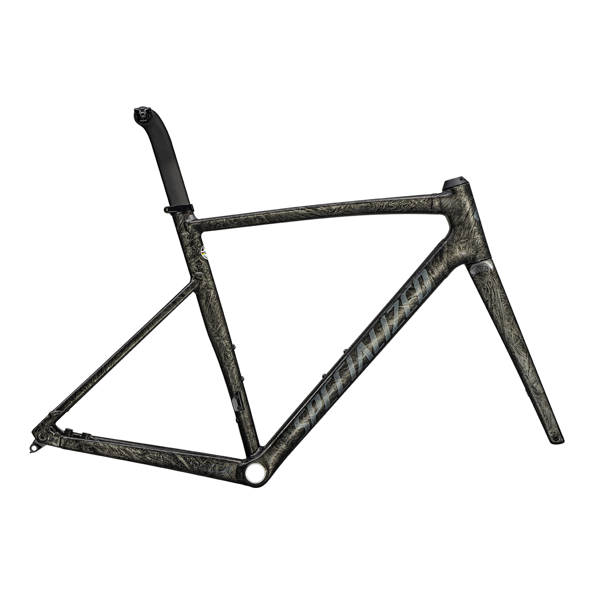 Specialized Allez Sprint Frameset - D'Aluisio Smartweld Alloy - Gloss Charcoal Tint Strata / Fog Tint