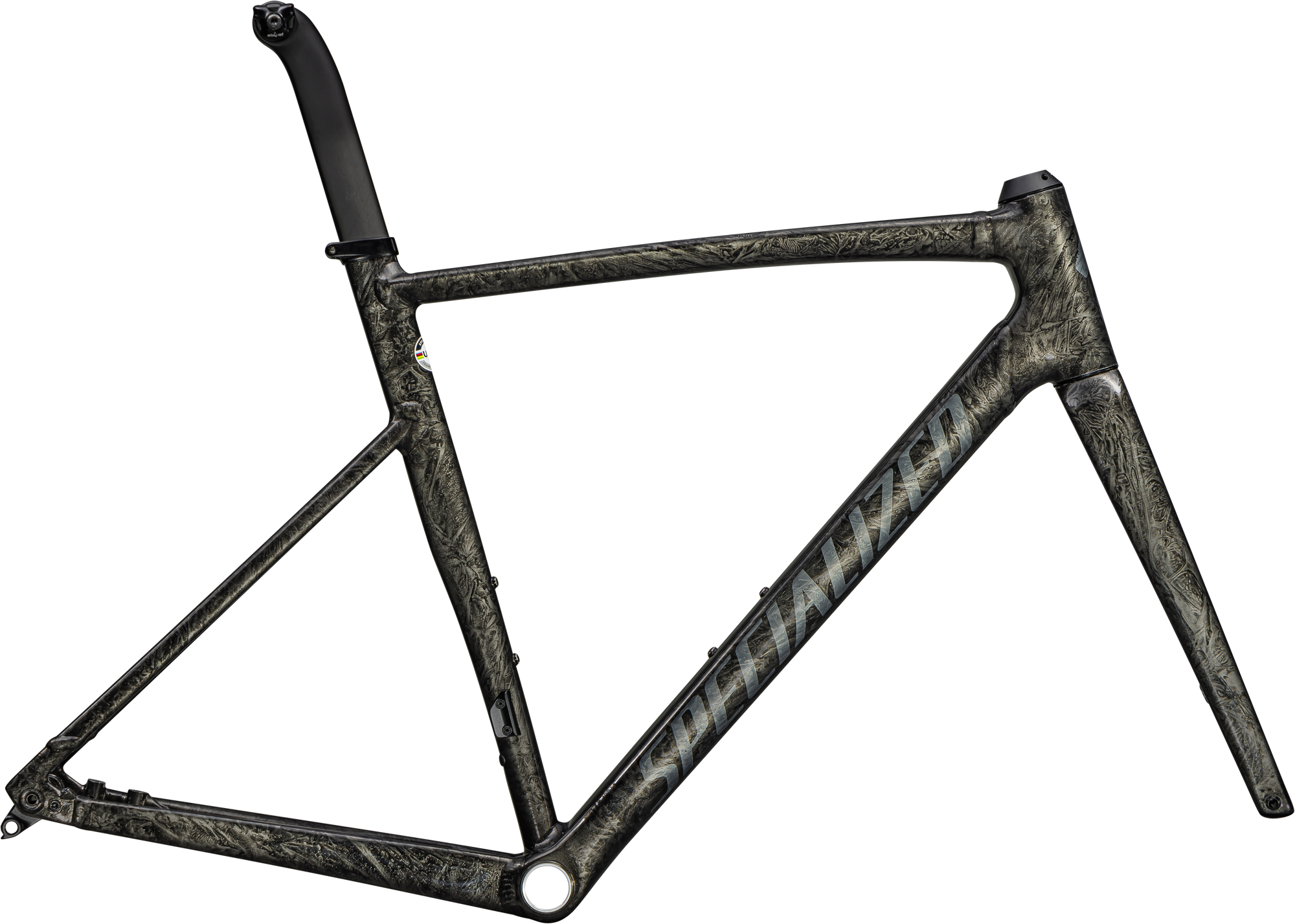 Specialized Allez Sprint Frameset - D'Aluisio Smartweld Alloy - Gloss Charcoal Tint Strata / Fog Tint