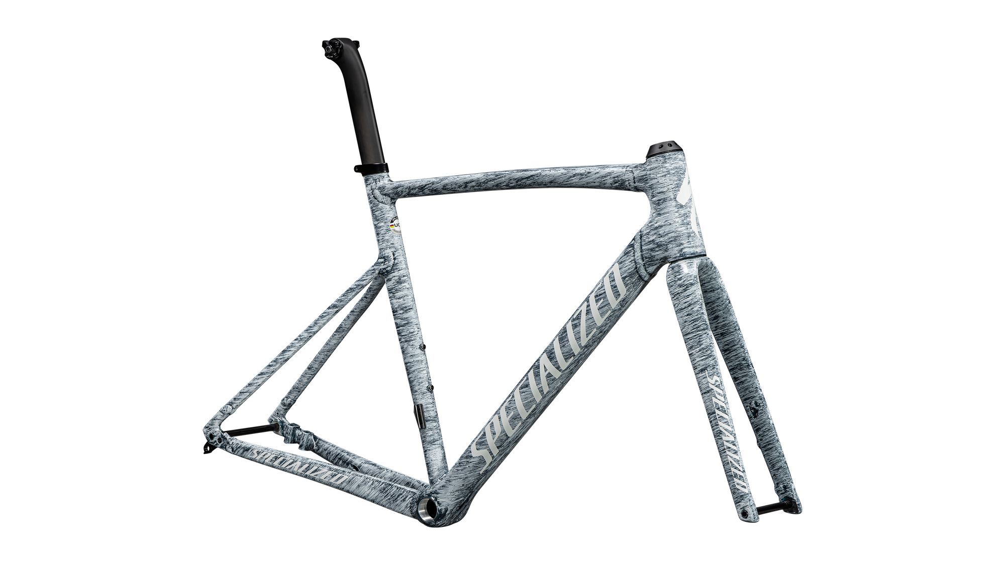 Specialized Allez Sprint Frameset - D'Aluisio Smartweld Alloy - Satin Sea Foam / Gloss Dune White