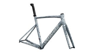 Specialized Allez Sprint Frameset - D'Aluisio Smartweld Alloy - Satin Sea Foam / Gloss Dune White