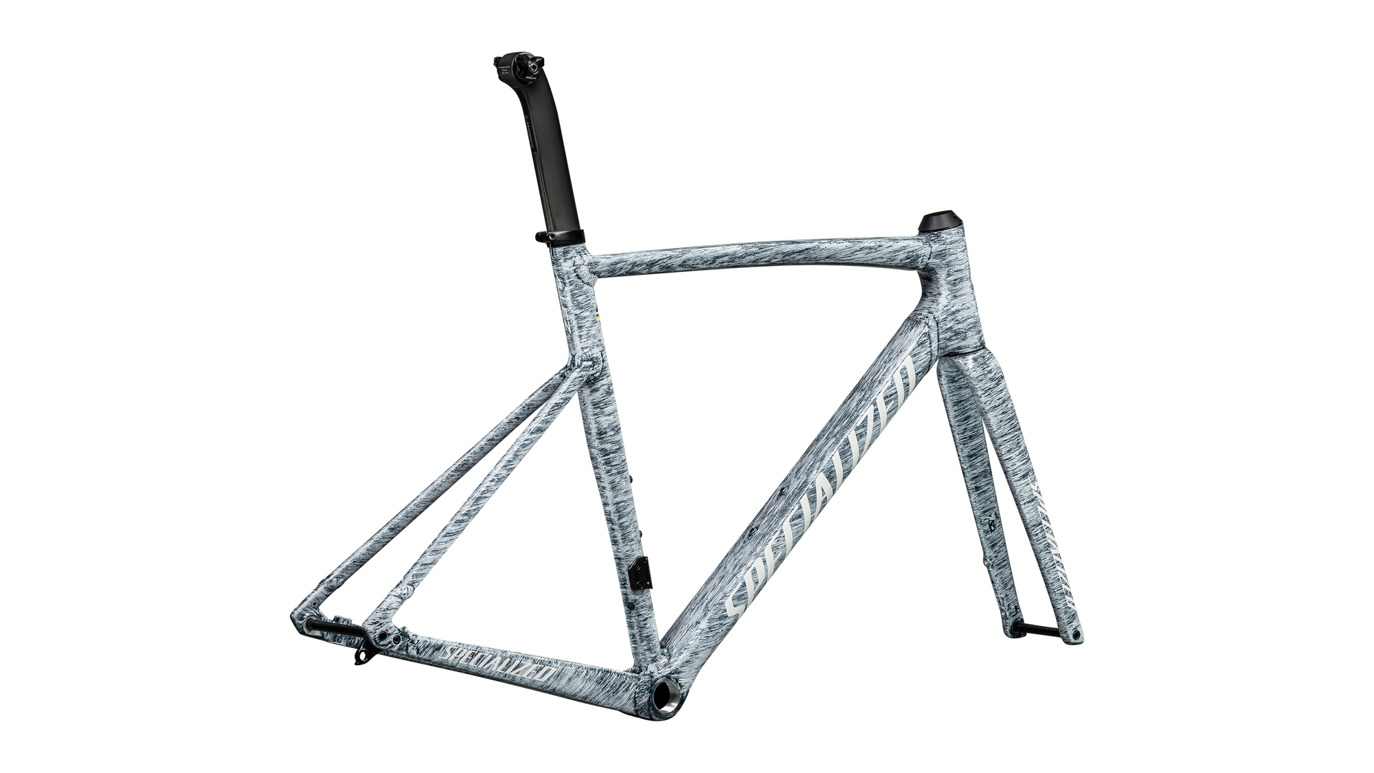 Specialized Allez Sprint Frameset - D'Aluisio Smartweld Alloy - Satin Sea Foam / Gloss Dune White