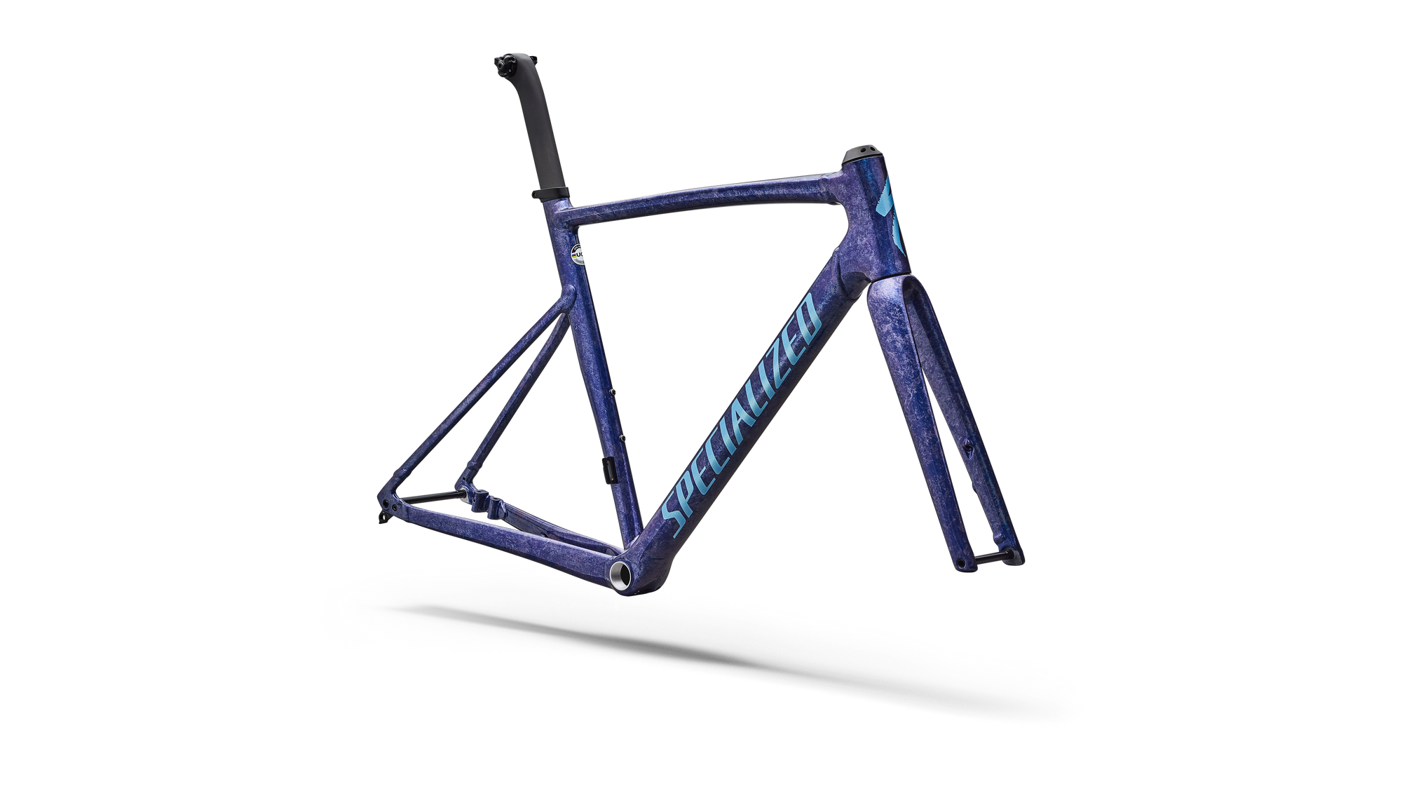 Specialized Allez Sprint Frameset - D'Aluisio Smartweld Alloy - Majesty Blue/Glacial Metallic Impasto