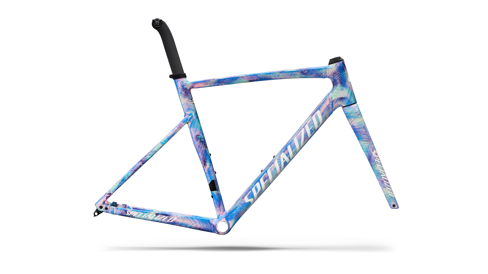 Specialized Allez Sprint Frameset - D'Aluisio Smartweld Alloy - Multi-Color Dry Brush/White