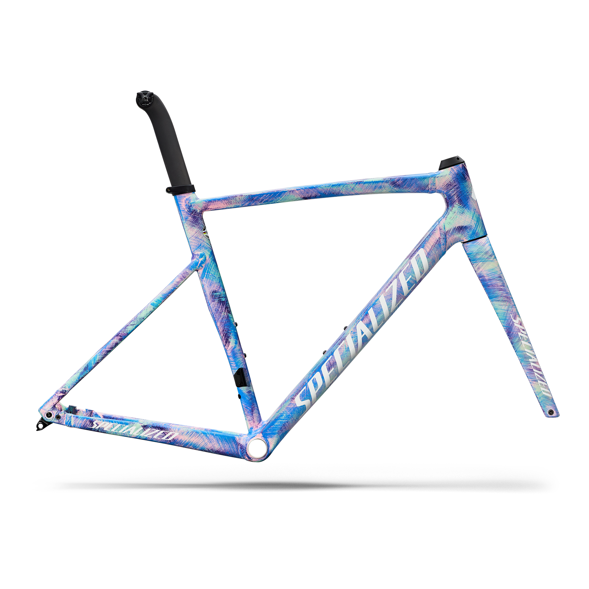 Specialized Allez Sprint Frameset - D'Aluisio Smartweld Alloy - Multi-Color Dry Brush/White