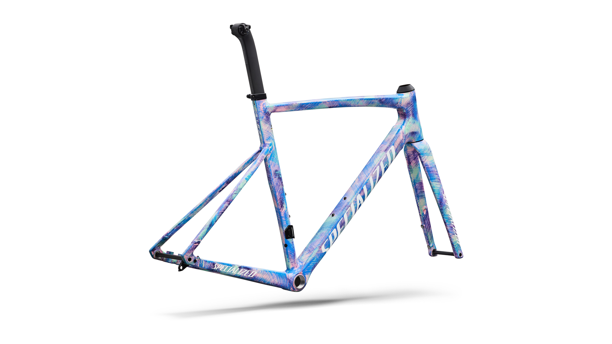 Specialized Allez Sprint Frameset - D'Aluisio Smartweld Alloy - Multi-Color Dry Brush/White