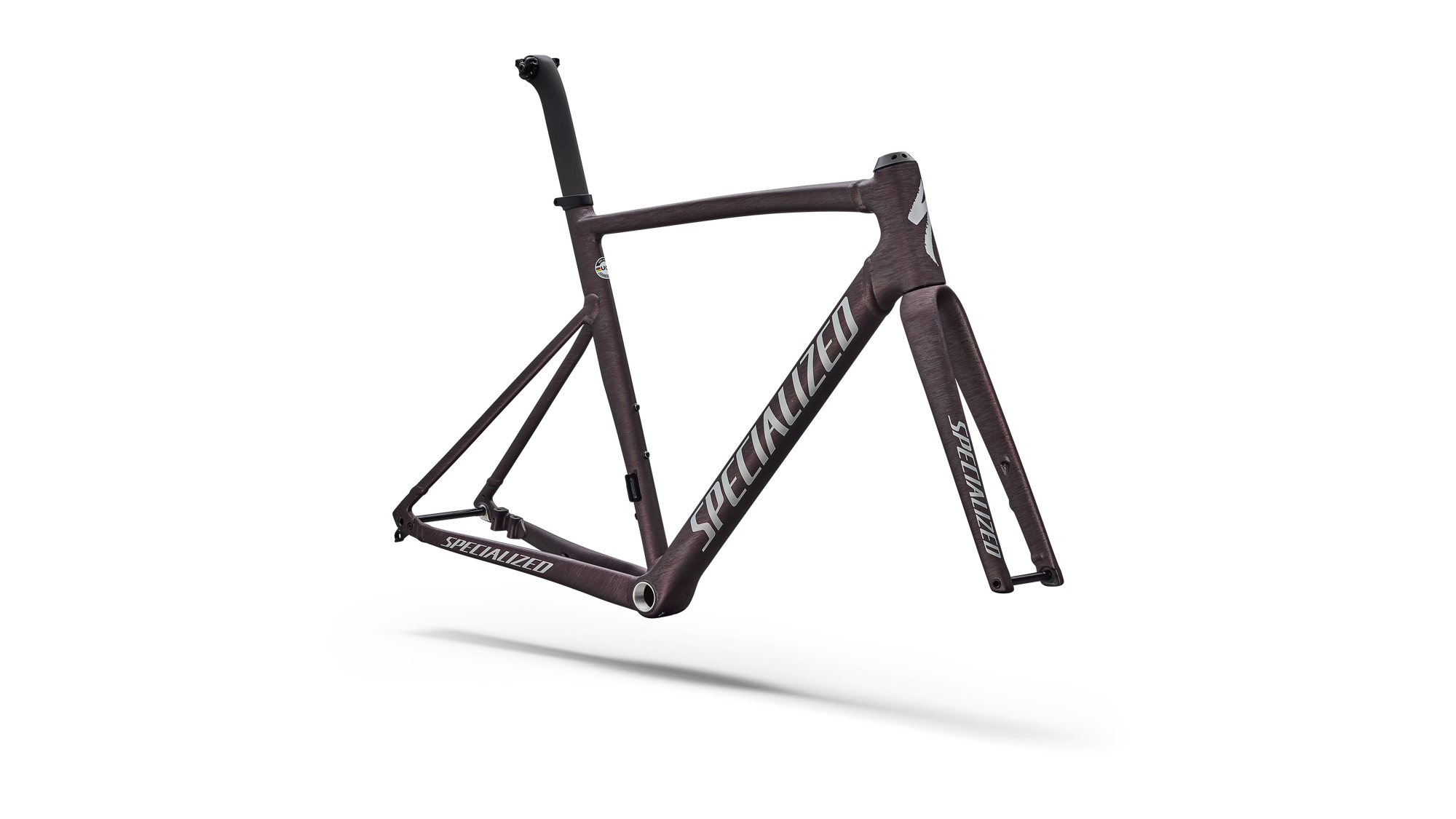 Specialized Allez Sprint Frameset - D'Aluisio Smartweld Alloy - Smoke/Silver Dust Speckle