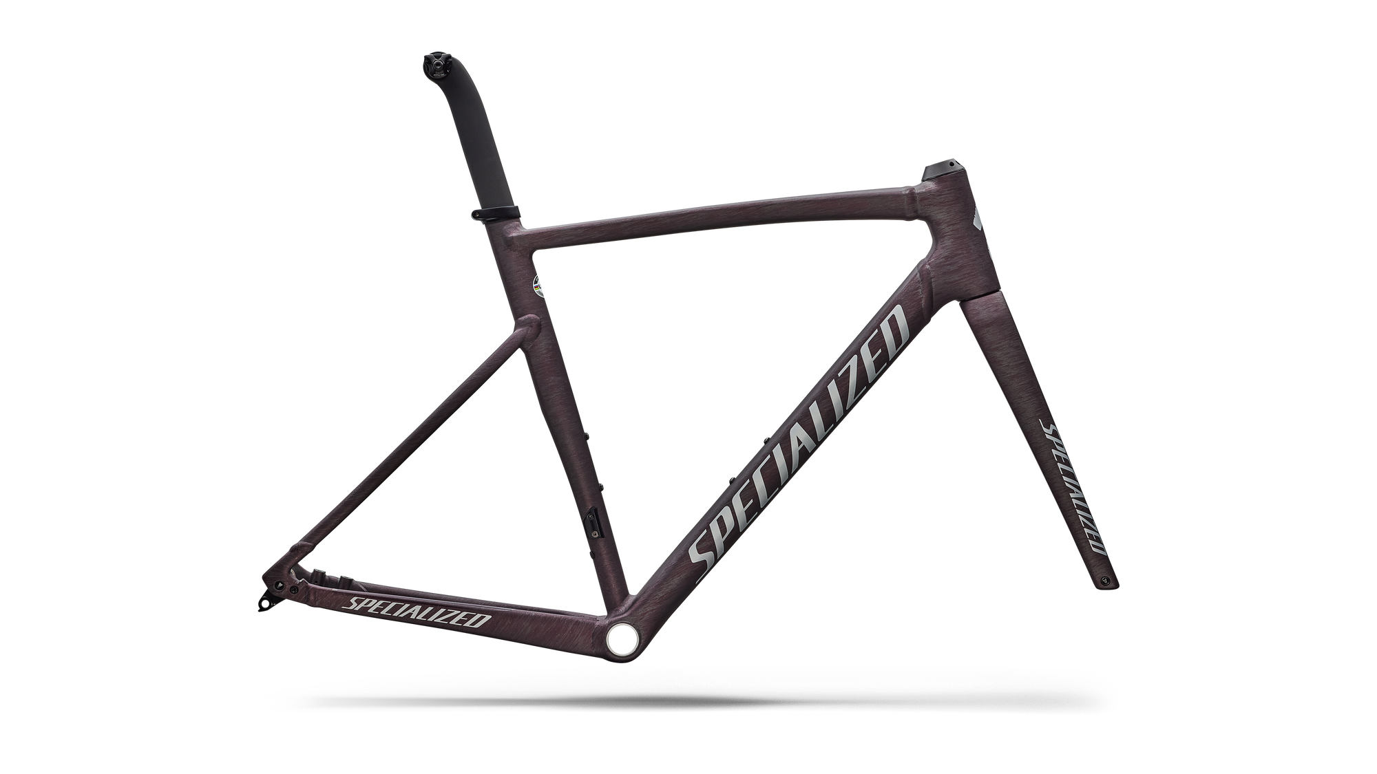 Specialized Allez Sprint Frameset - D'Aluisio Smartweld Alloy - Smoke/Silver Dust Speckle
