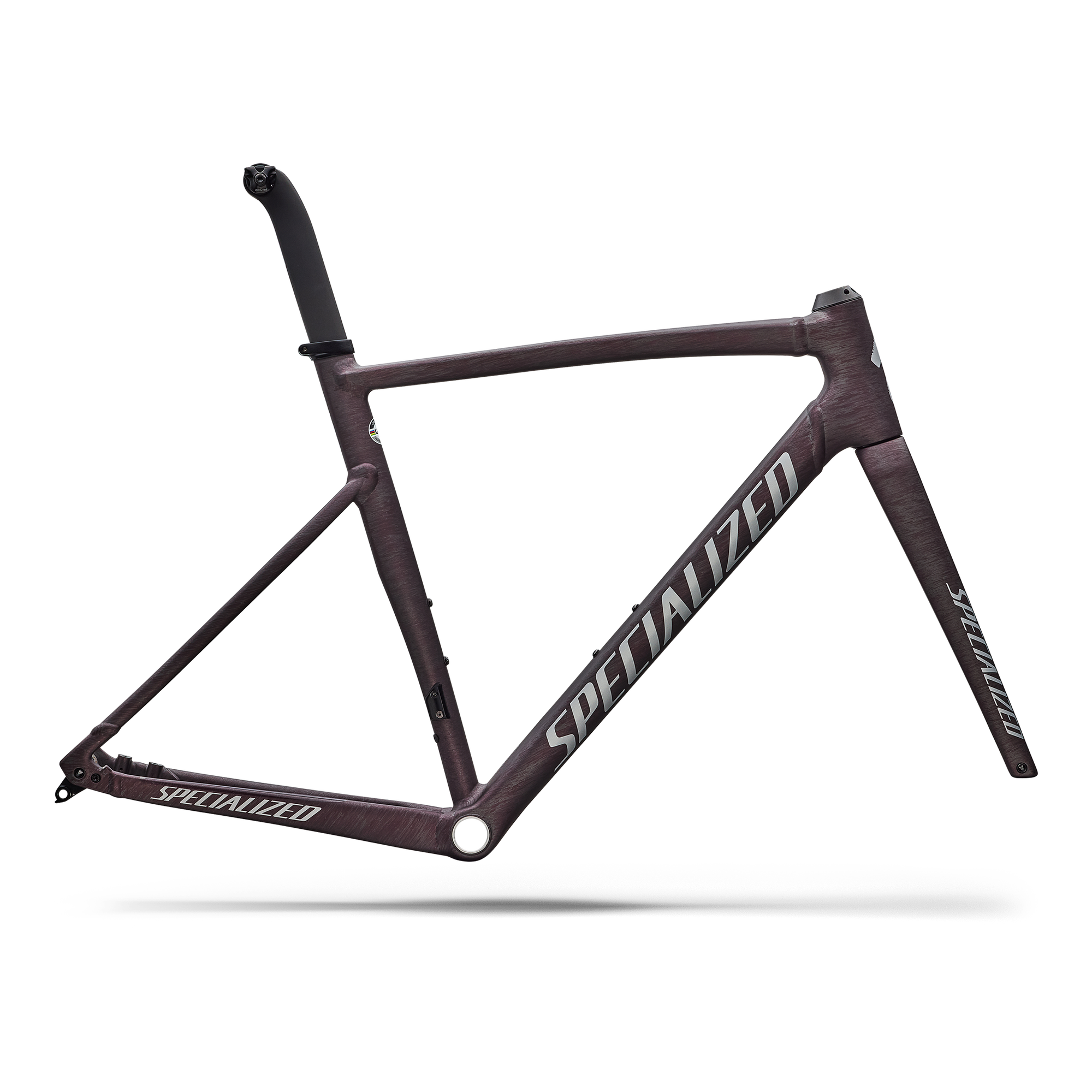 Specialized Allez Sprint Frameset - D'Aluisio Smartweld Alloy - Smoke/Silver Dust Speckle