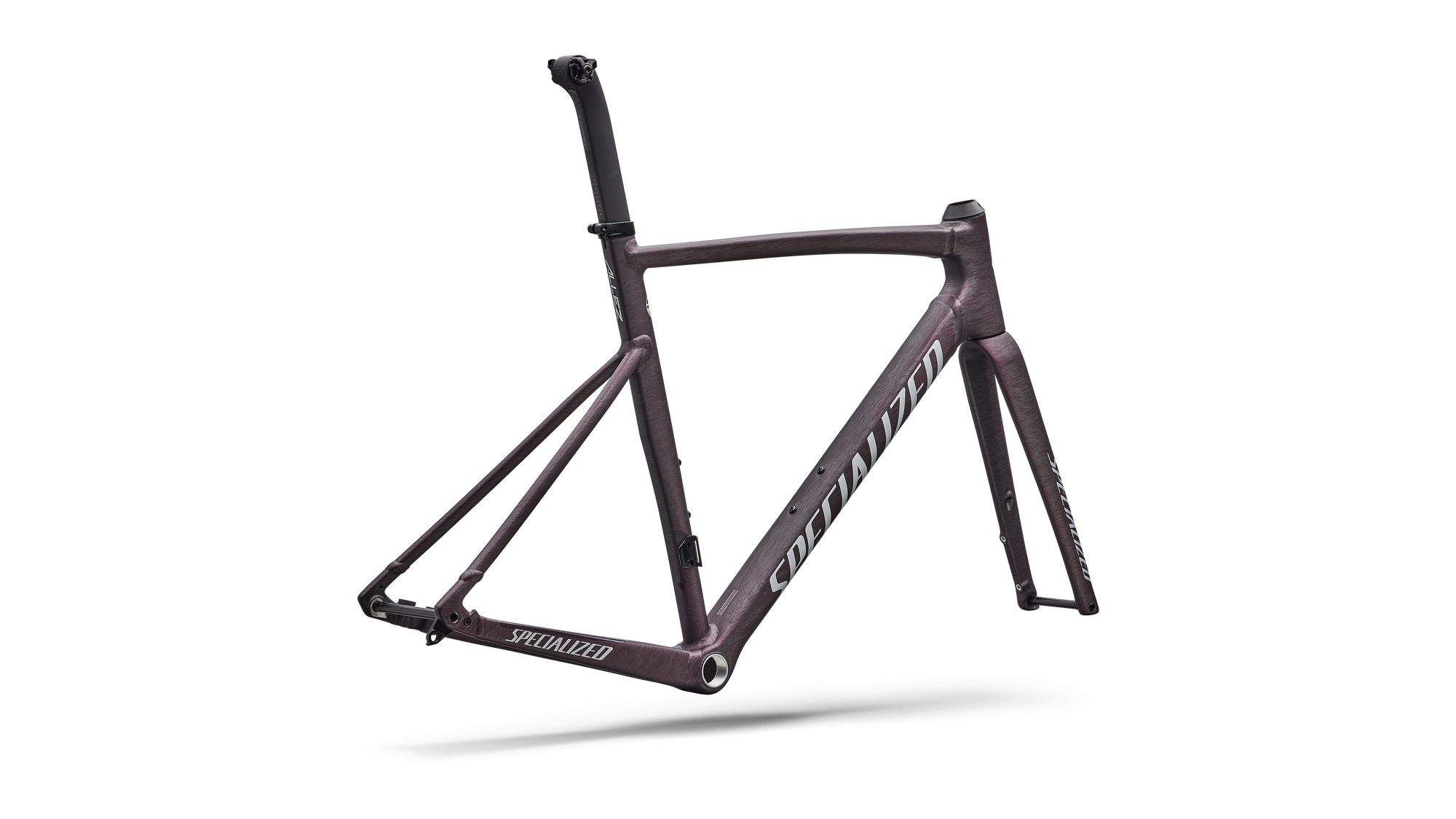 Specialized Allez Sprint Frameset - D'Aluisio Smartweld Alloy - Smoke/Silver Dust Speckle