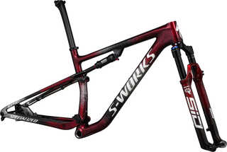 Specialized S-Works Epic Frameset - Gloss Red Tint / Black Tint / Flake Silver / Granite