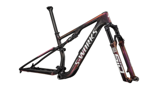 Specialized S-Works Epic 8 Frameset - Rockshox SIDLuxe Ultimate - Gloss Carbon/Metallic Vivid Pink/Viavi Magenta Gold/Metallic Midnight Shadow/White