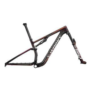 Specialized S-Works Epic 8 Frameset - Rockshox SIDLuxe Ultimate - Gloss Carbon/Metallic Vivid Pink/Viavi Magenta Gold/Metallic Midnight Shadow/White