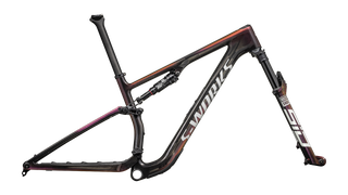 Specialized S-Works Epic 8 Frameset - Rockshox SIDLuxe Ultimate - Gloss Carbon/Metallic Vivid Pink/Viavi Magenta Gold/Metallic Midnight Shadow/White