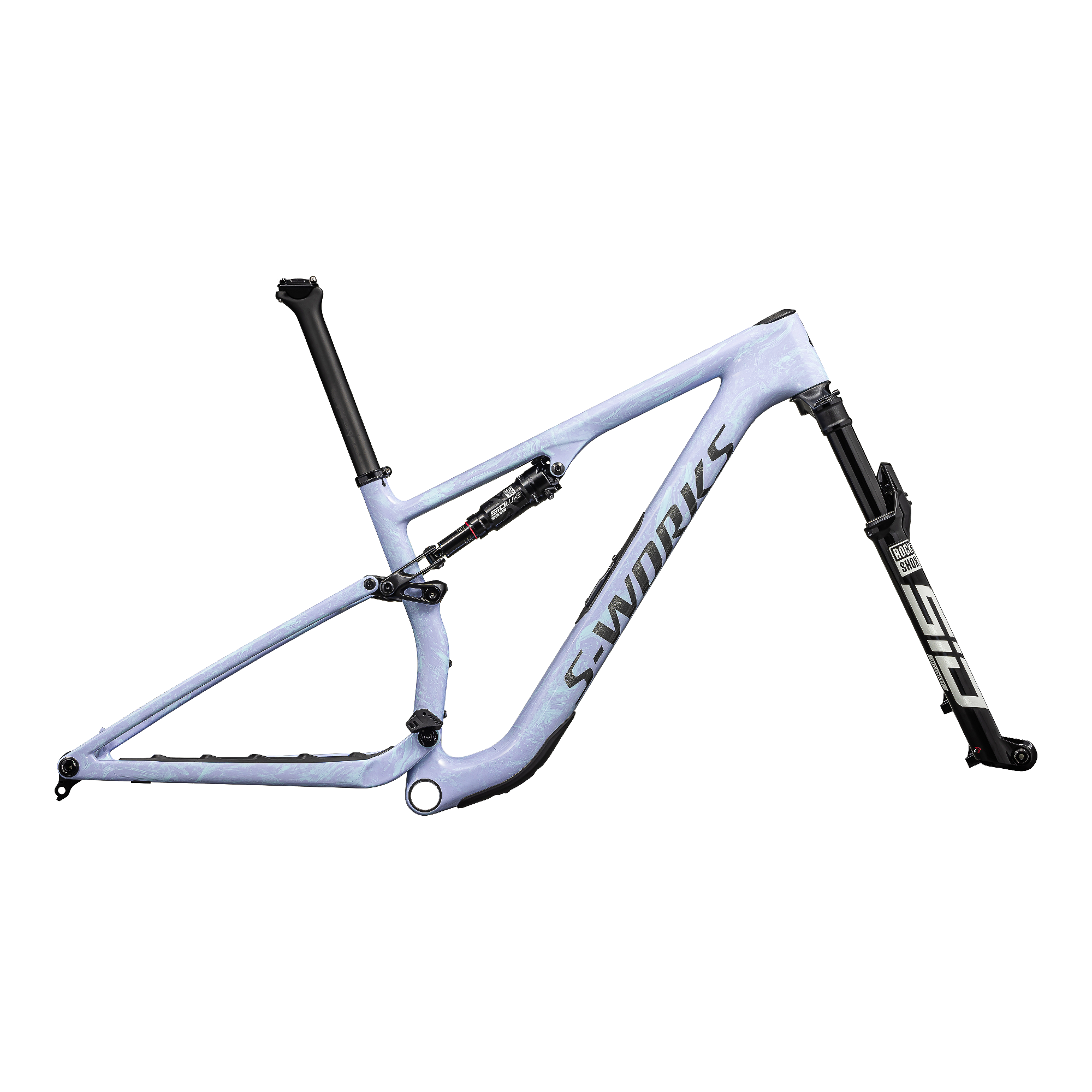 Specialized S-Works Epic 8 Frameset - Rockshox SIDLuxe Ultimate - Gloss Astral Blue/Metallic Sapphire/Black