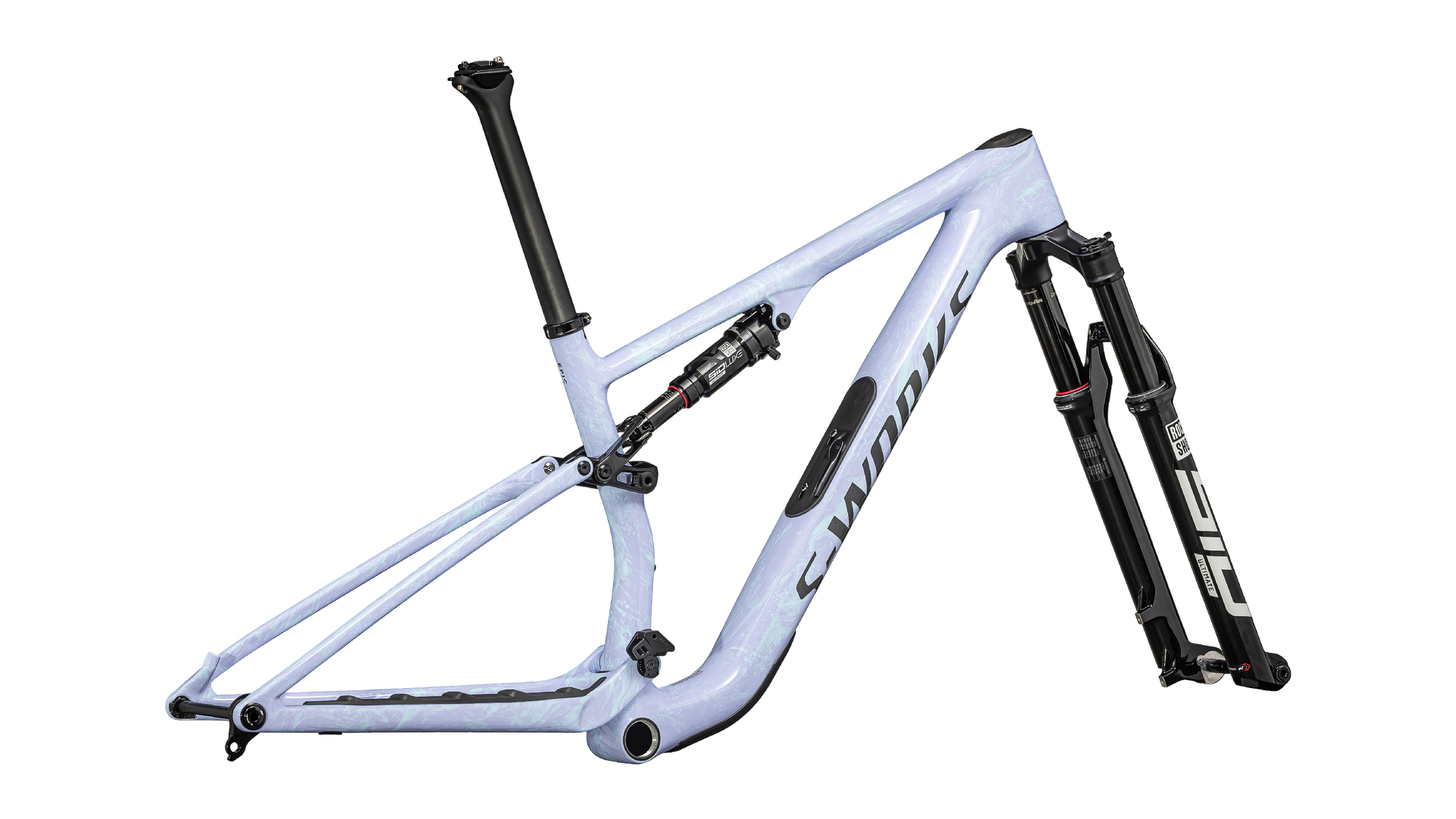 Specialized S-Works Epic 8 Frameset - Rockshox SIDLuxe Ultimate - Gloss Astral Blue/Metallic Sapphire/Black