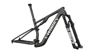 Specialized S-Works Epic 8 Frameset - Rockshox SIDLuxe Ultimate - Satin Carbon/Metallic White Silver
