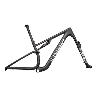 Specialized S-Works Epic 8 Frameset - Rockshox SIDLuxe Ultimate - Satin Carbon/Metallic White Silver