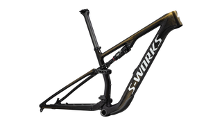 Specialized S-Works Epic 8 Frameset - SRAM RockShox SIDLuxe Ultimate - Gloss Carbon Gold Pearl / Metallic White Silver