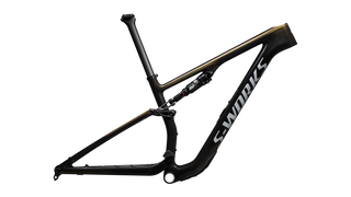 Specialized S-Works Epic 8 Frameset - SRAM RockShox SIDLuxe Ultimate - Gloss Carbon Gold Pearl / Metallic White Silver