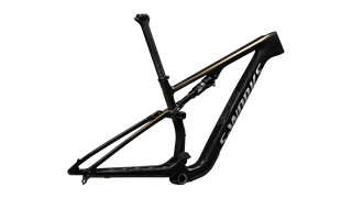 Specialized S-Works Epic 8 Frameset - SRAM RockShox SIDLuxe Ultimate - Gloss Carbon Gold Pearl / Metallic White Silver