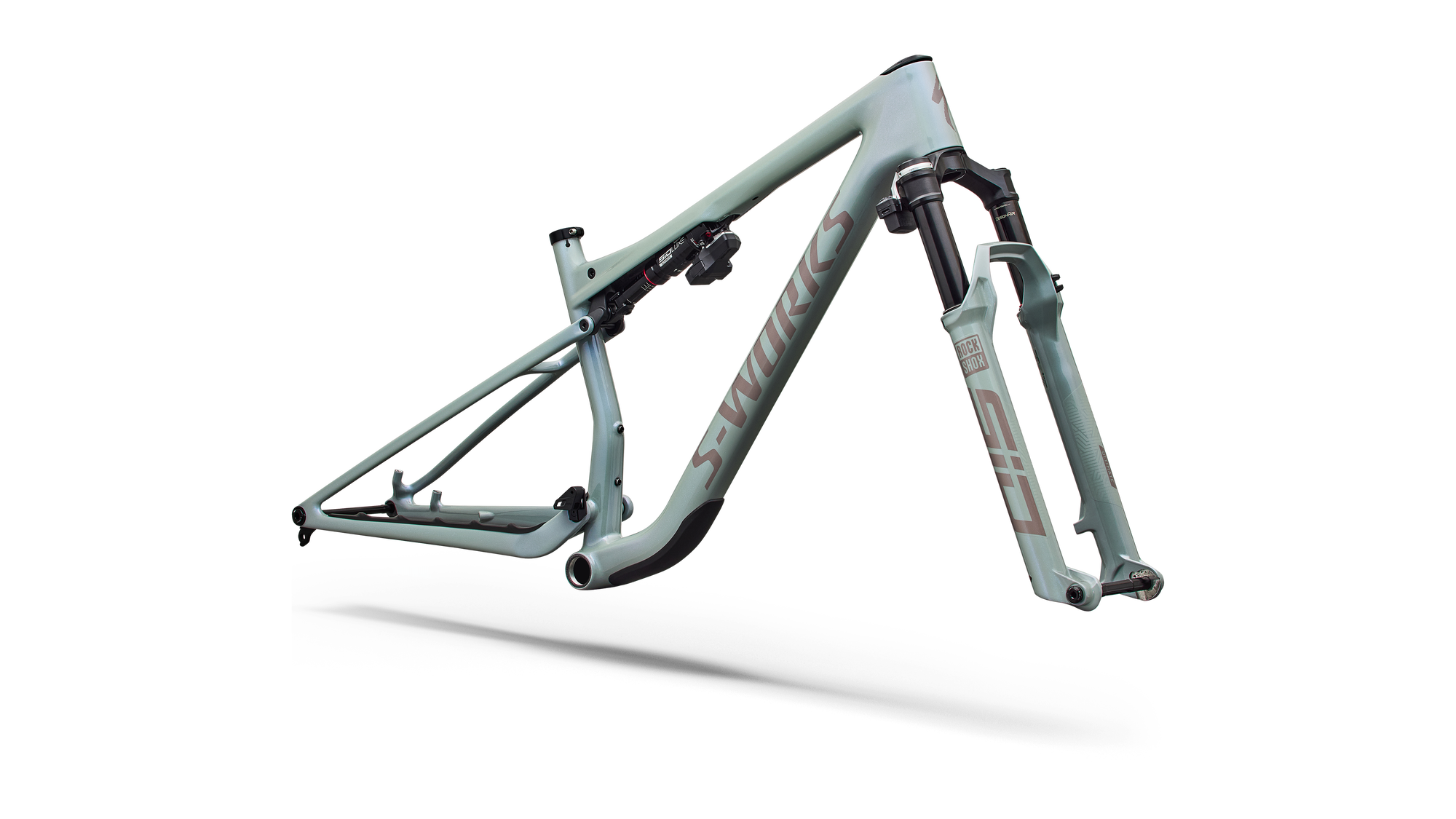 Specialized S-Works Epic 9 Frameset - Gloss Agave Grey / Violet Pearl / Desert Metallic
