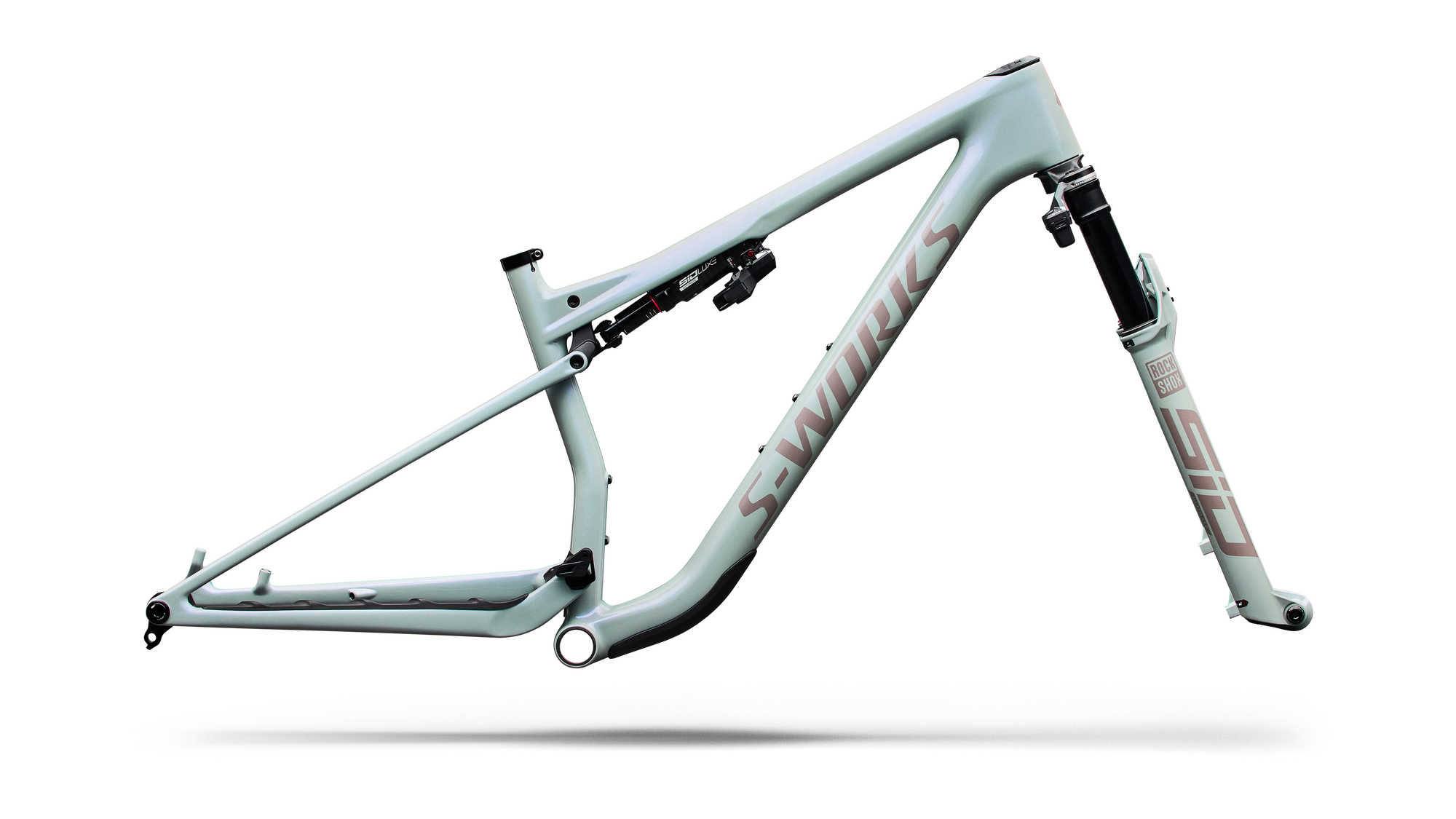 Specialized S-Works Epic 9 Frameset - Gloss Agave Grey / Violet Pearl / Desert Metallic