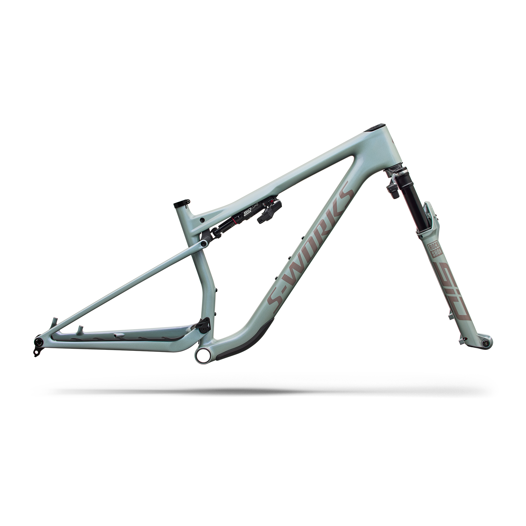 Specialized S-Works Epic 9 Frameset - Gloss Agave Grey / Violet Pearl / Desert Metallic